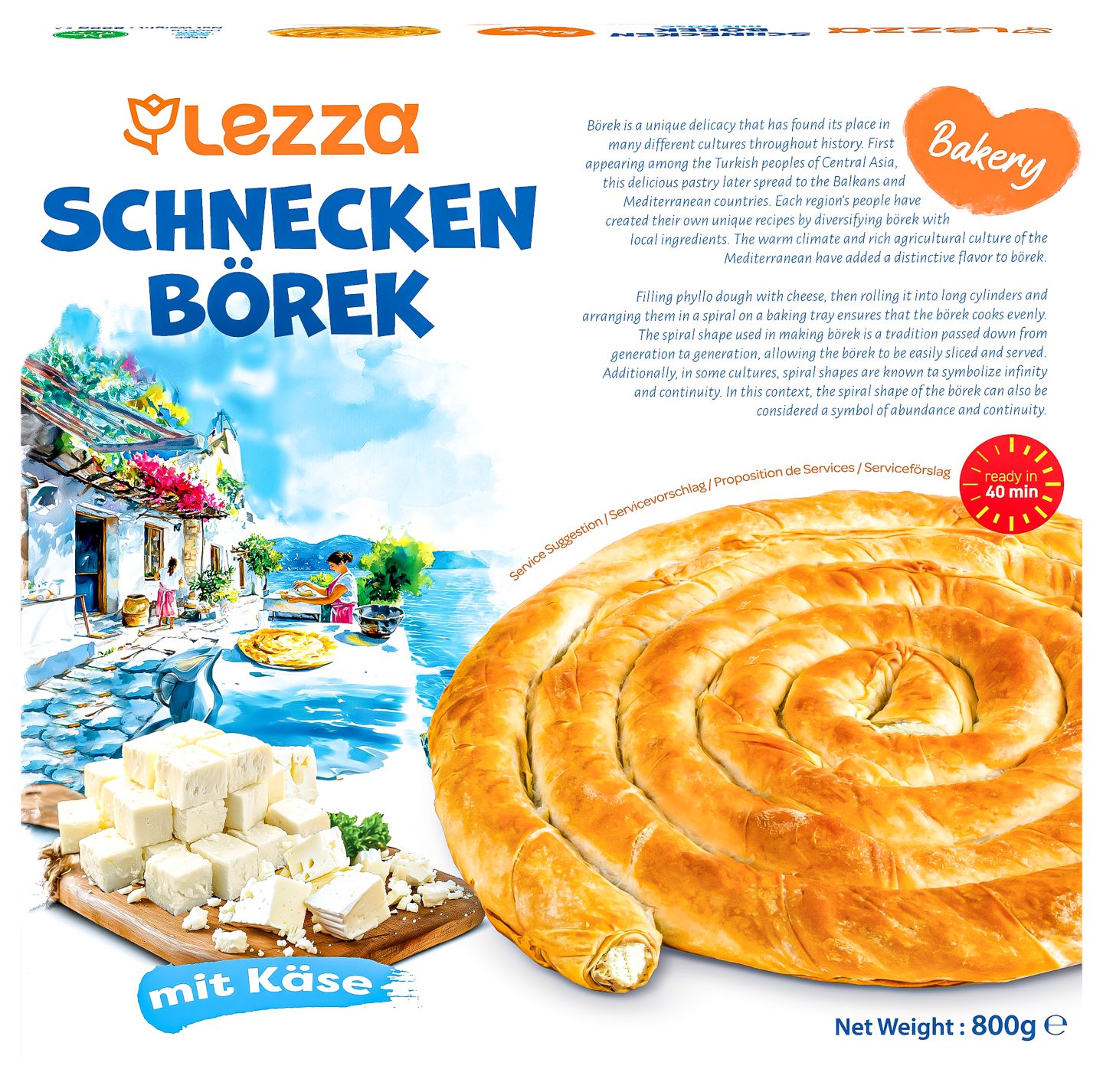 LEZZA Börek-Schnecke