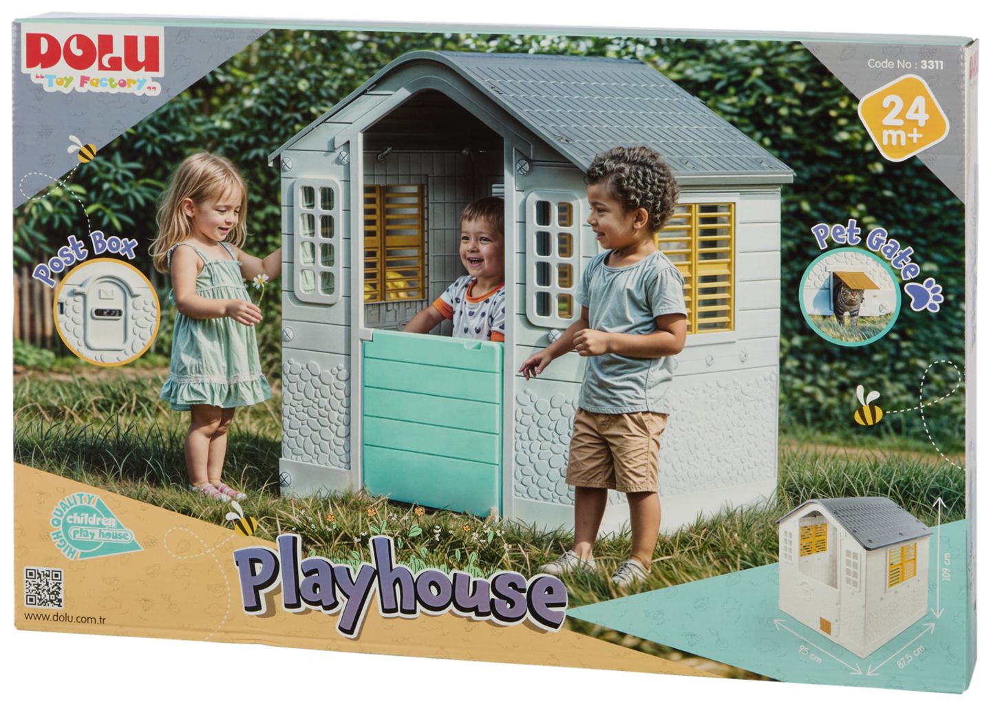 DOLU Toy Factory Domček na hranie