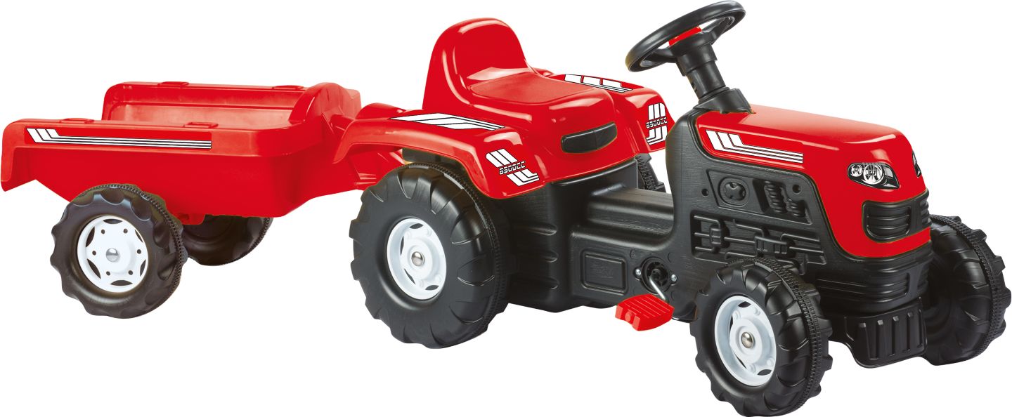 DOLU Toy Factory Traktor s prívesom
