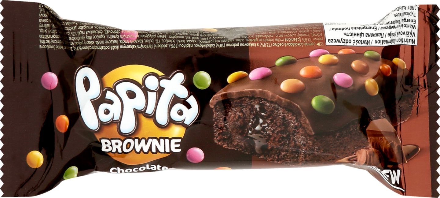 Papita Brownie s náplní
čokoláda