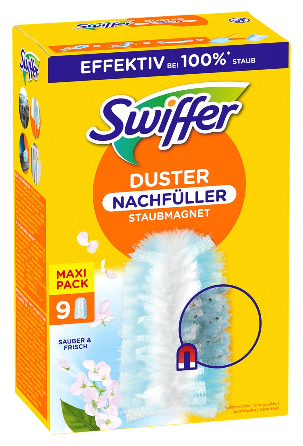 SWIFFER Staubmagnet-Nachfülltücher mit Duft