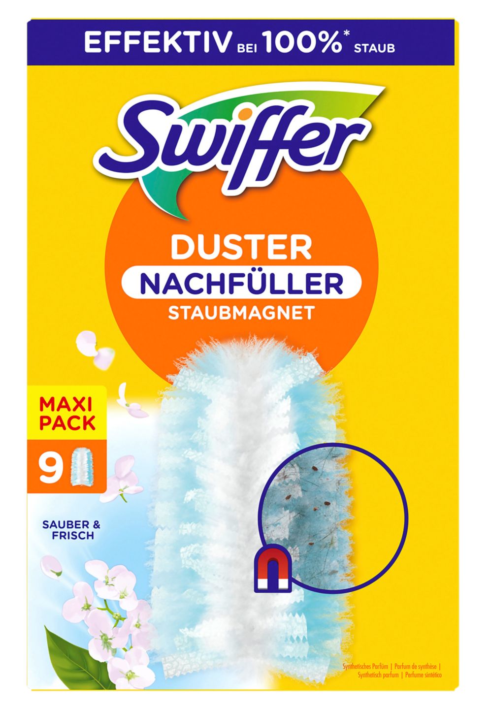 SWIFFER Staubmagnet-Nachfülltücher mit Duft