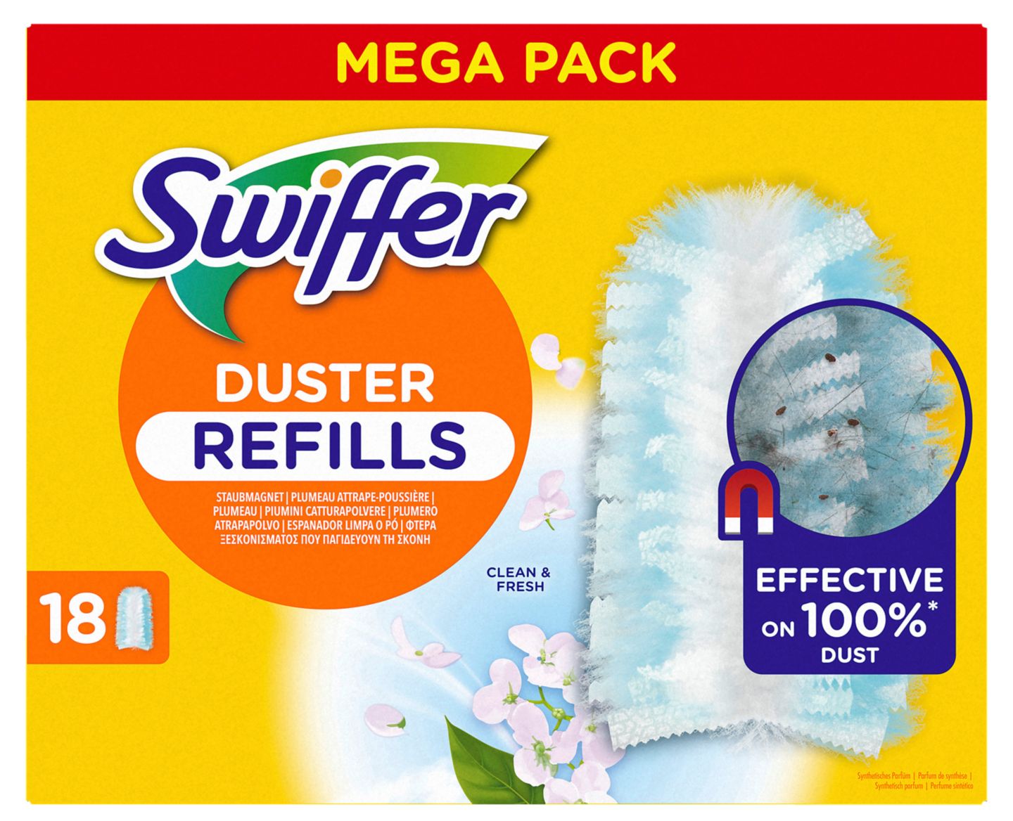 SWIFFER Staubmagnet-Tücher mit Duft 