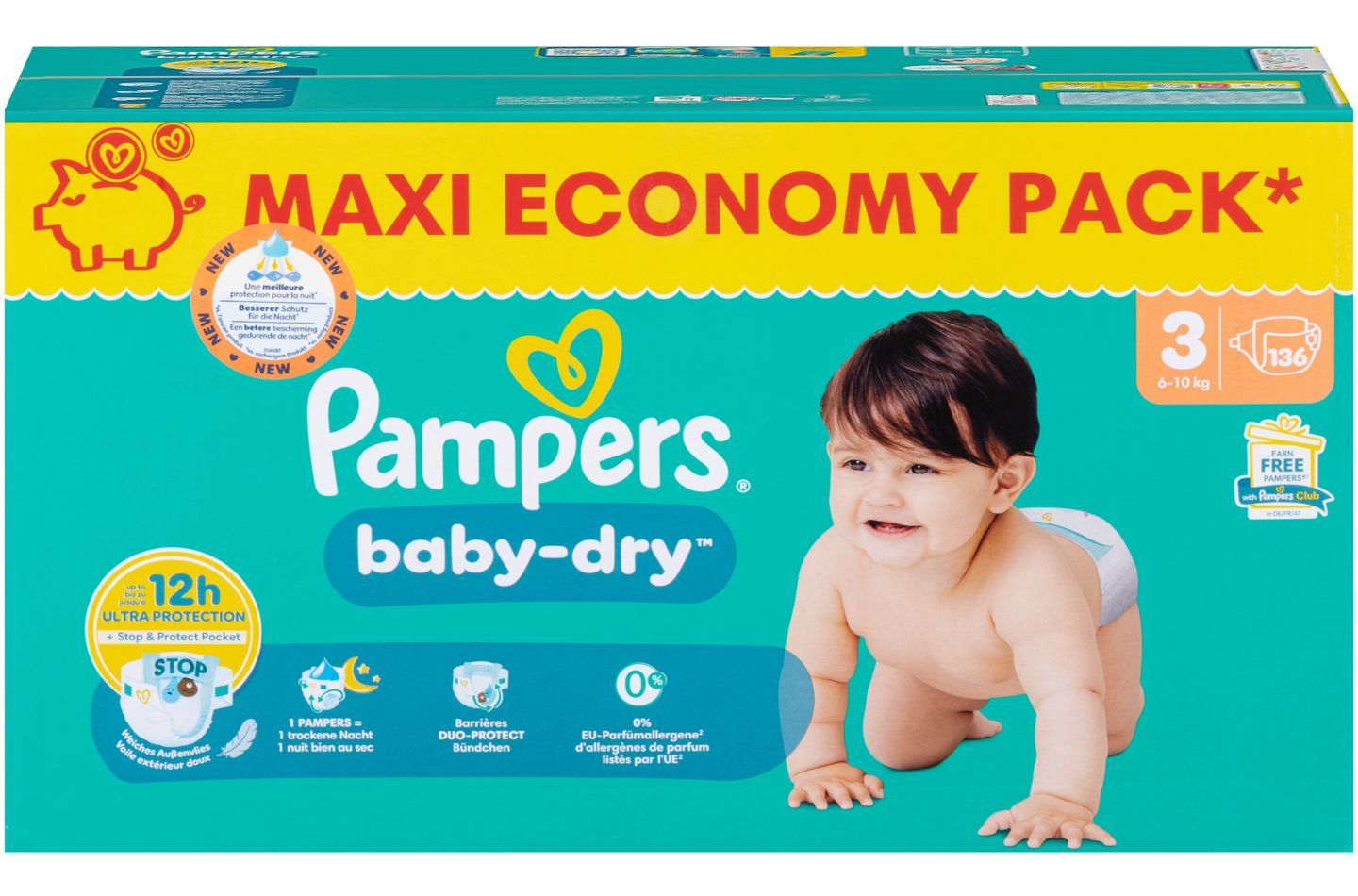 PAMPERS Baby Dry Maxi-Pack