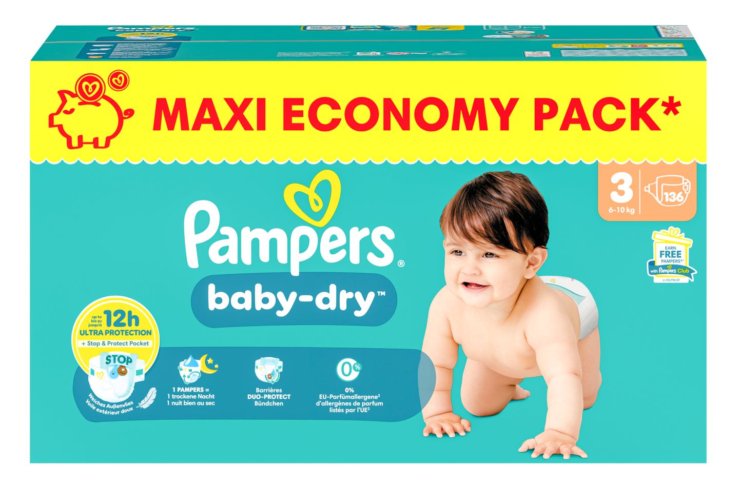 PAMPERS Windeln oder Pants Maxi-Pack