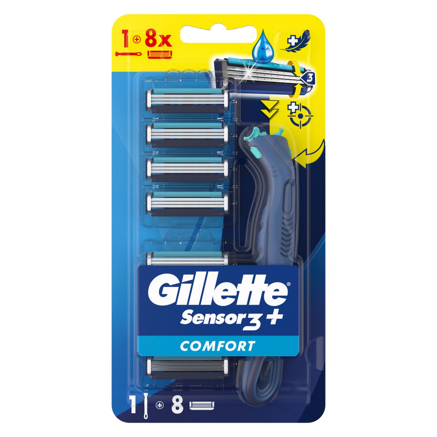 Изображение на GILLETTE Самобръсначка
Sensor 3 + 8 ножчета