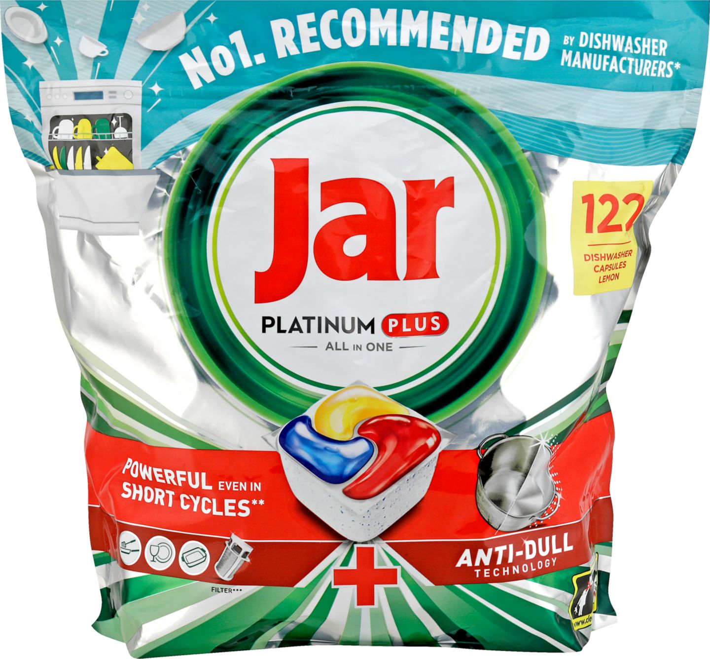 Jar Platinum+ kapsle do myčky