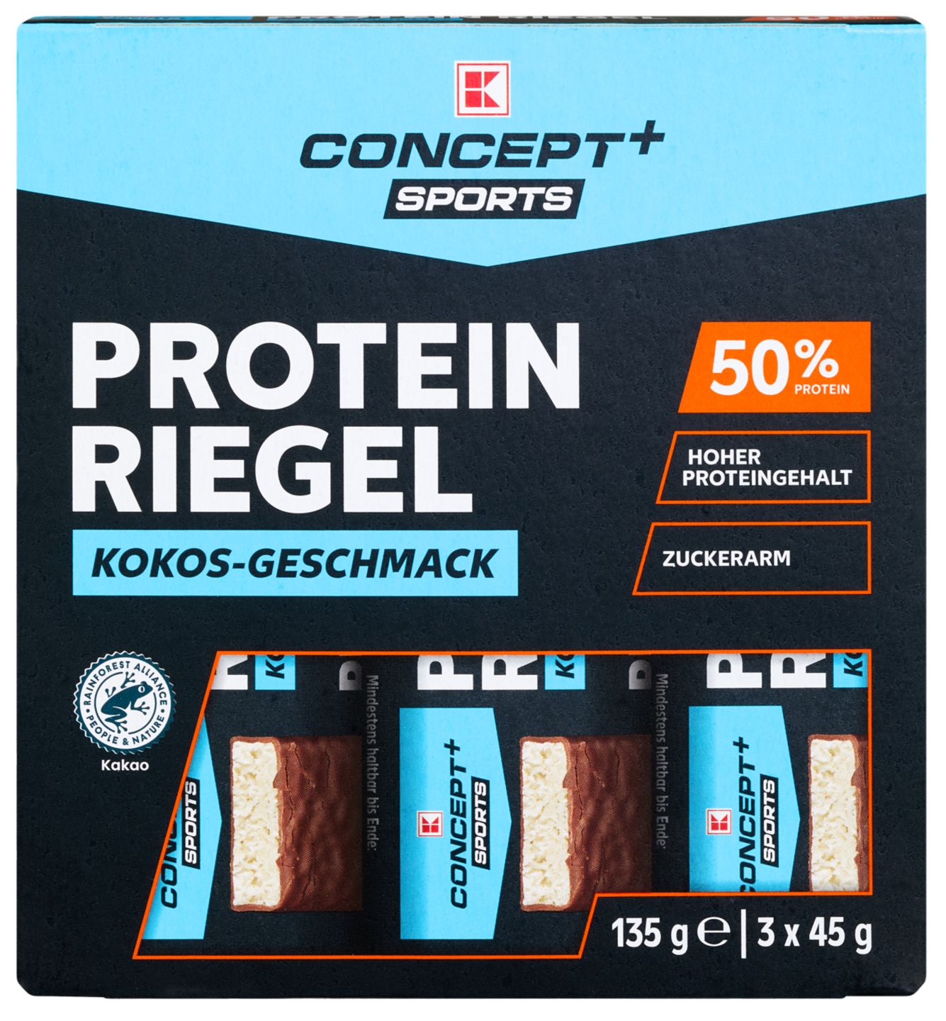 Изображение на K-CONCEPT+SPORTS Протеинови барчета
50% протеин