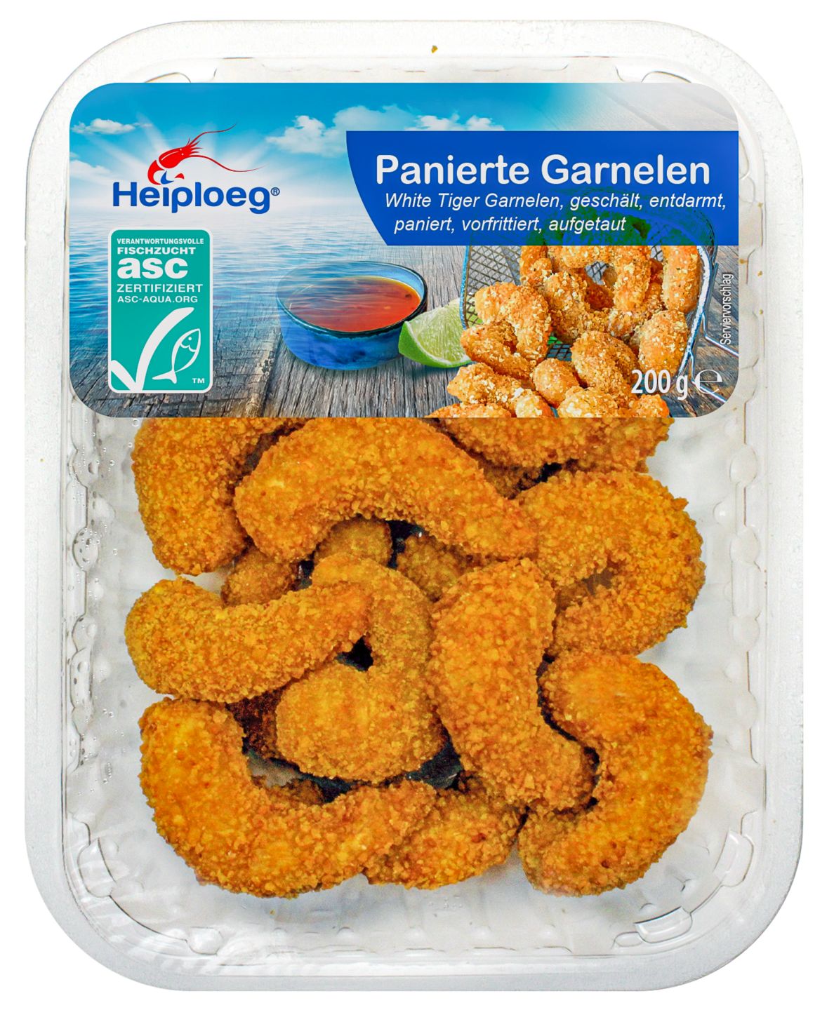 Panierte Garnelen