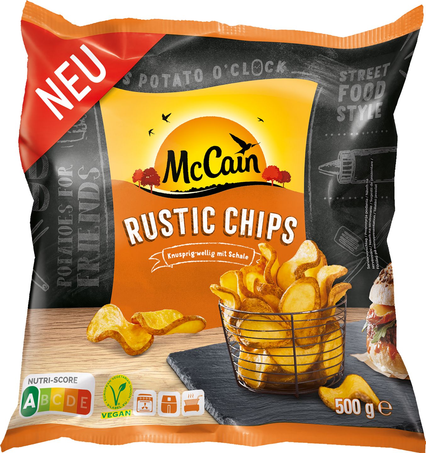 Mc Cain Rustic Chips
bramborový výrobek