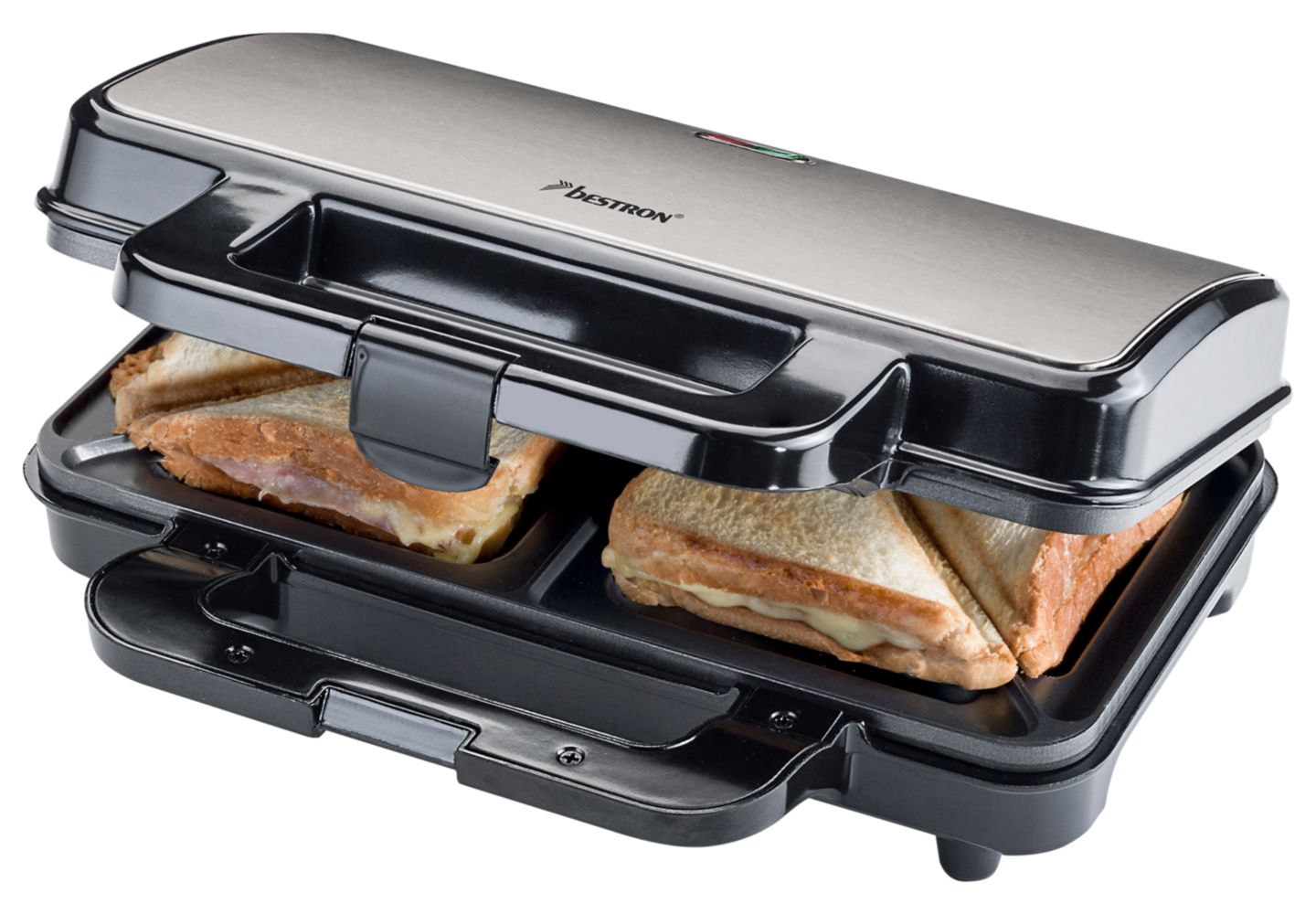 BESTRON Sandwich-Toaster XL »ASM90XLEDS«