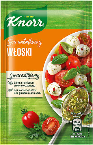 Knorr Sos sałatkowy włoski 8 g opakowanie