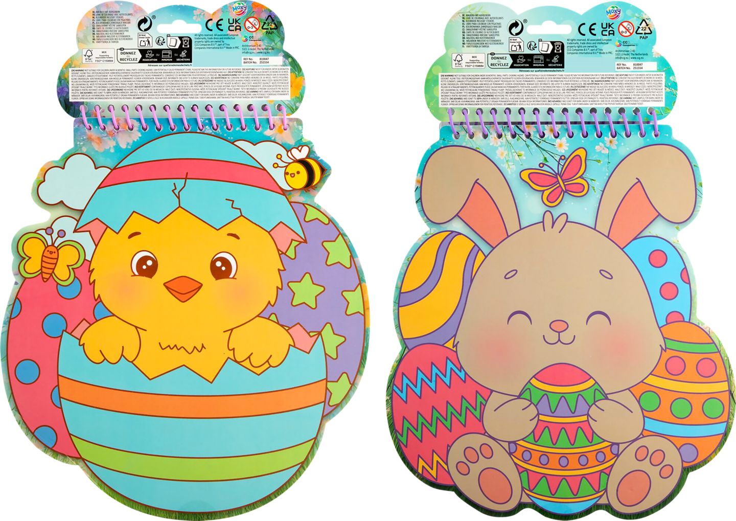 Velikonoční omalovánky se samolepkami