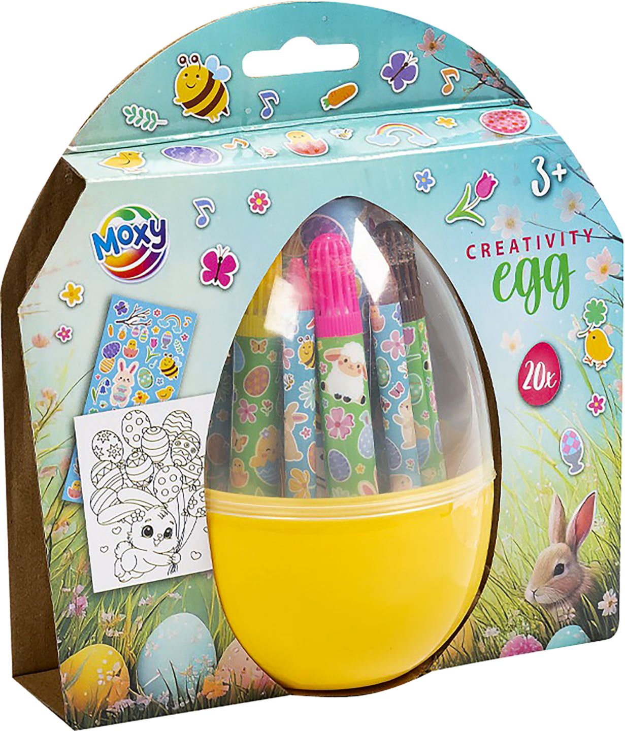 Velikonoční kreativní set ve tvaru vajíčka