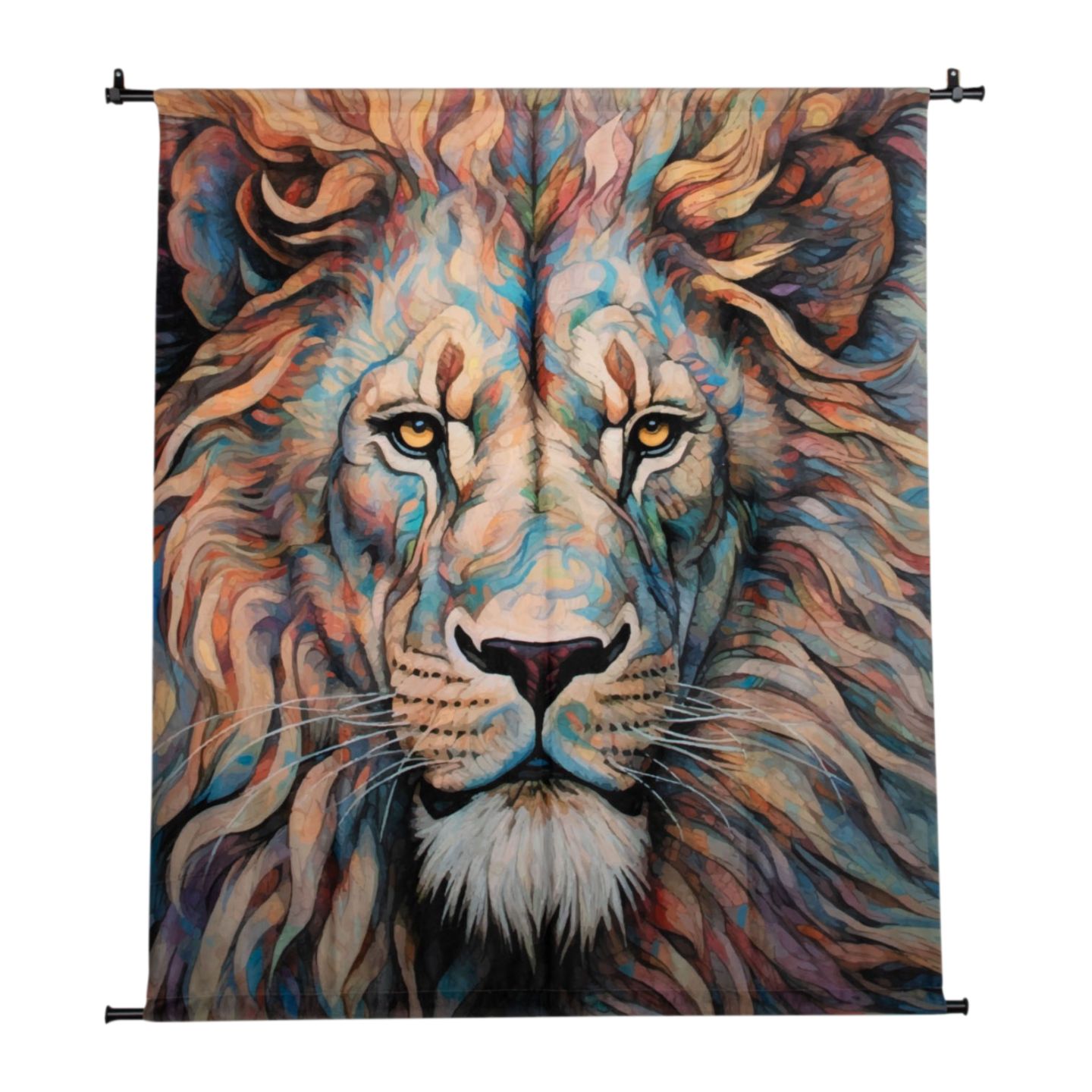 Textil-Wandbild »Löwe«