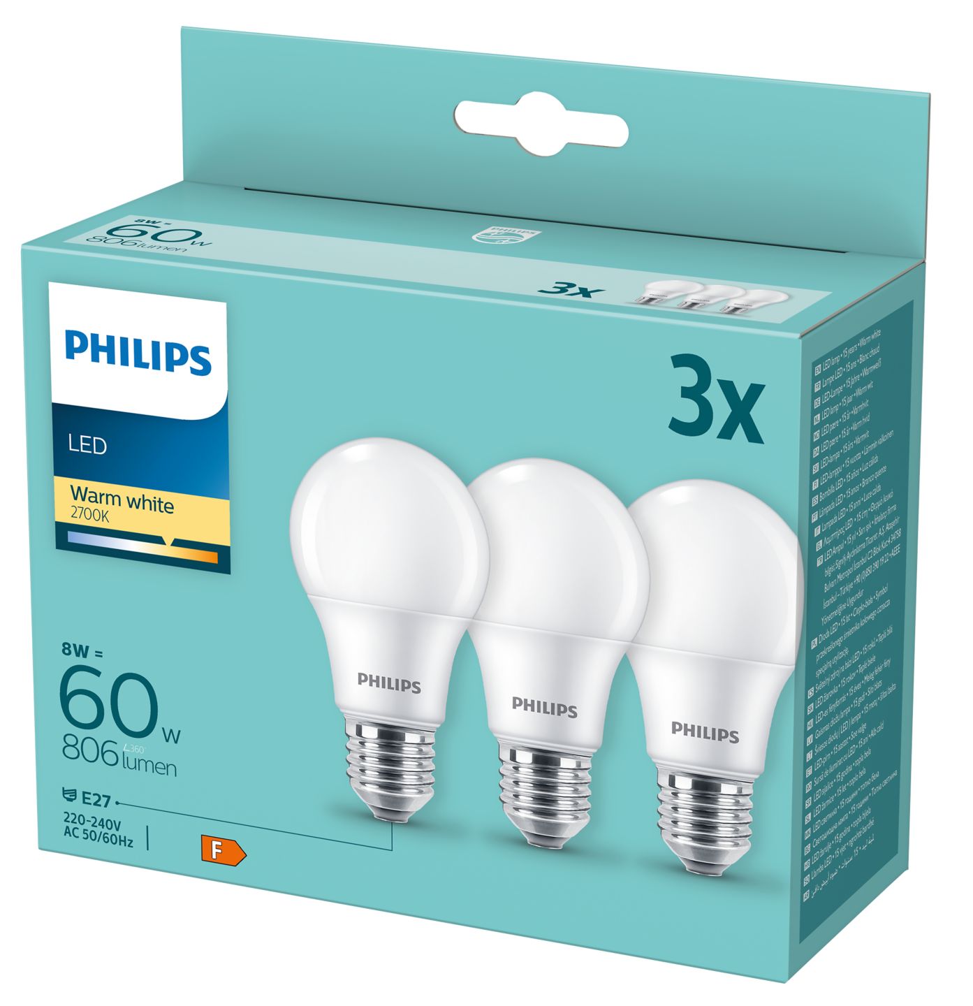 PHILIPS LED Žárovka
A60 60W E27