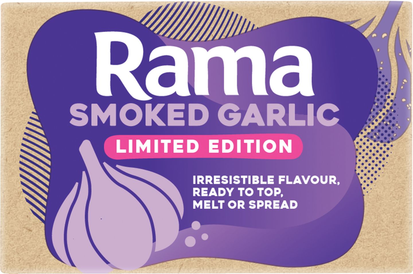 Изображение на RAMA Маргарин
с вкус на пушен чесън