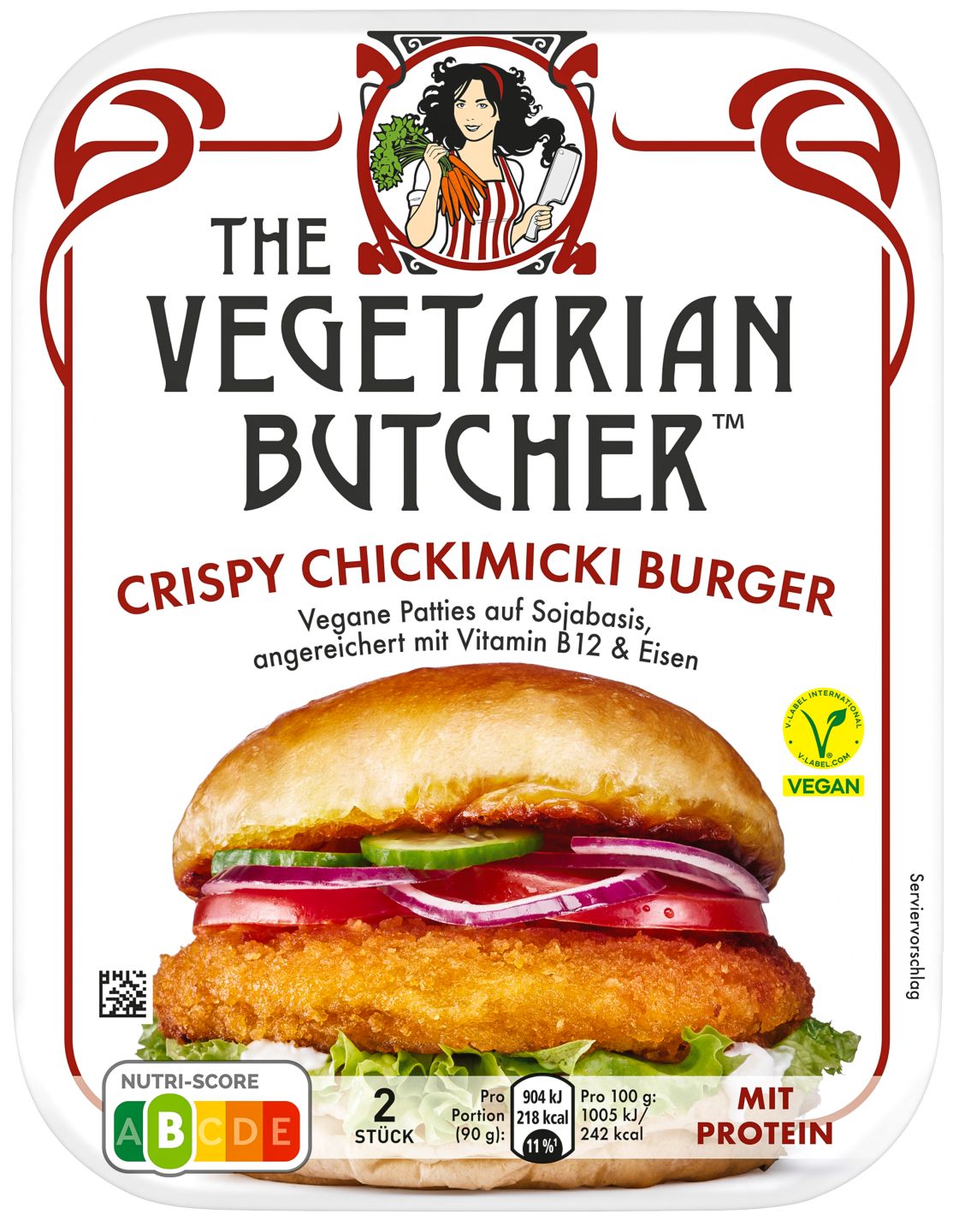 THE VEGETARIAN BUTCHER Crispy Chickimicki Burger