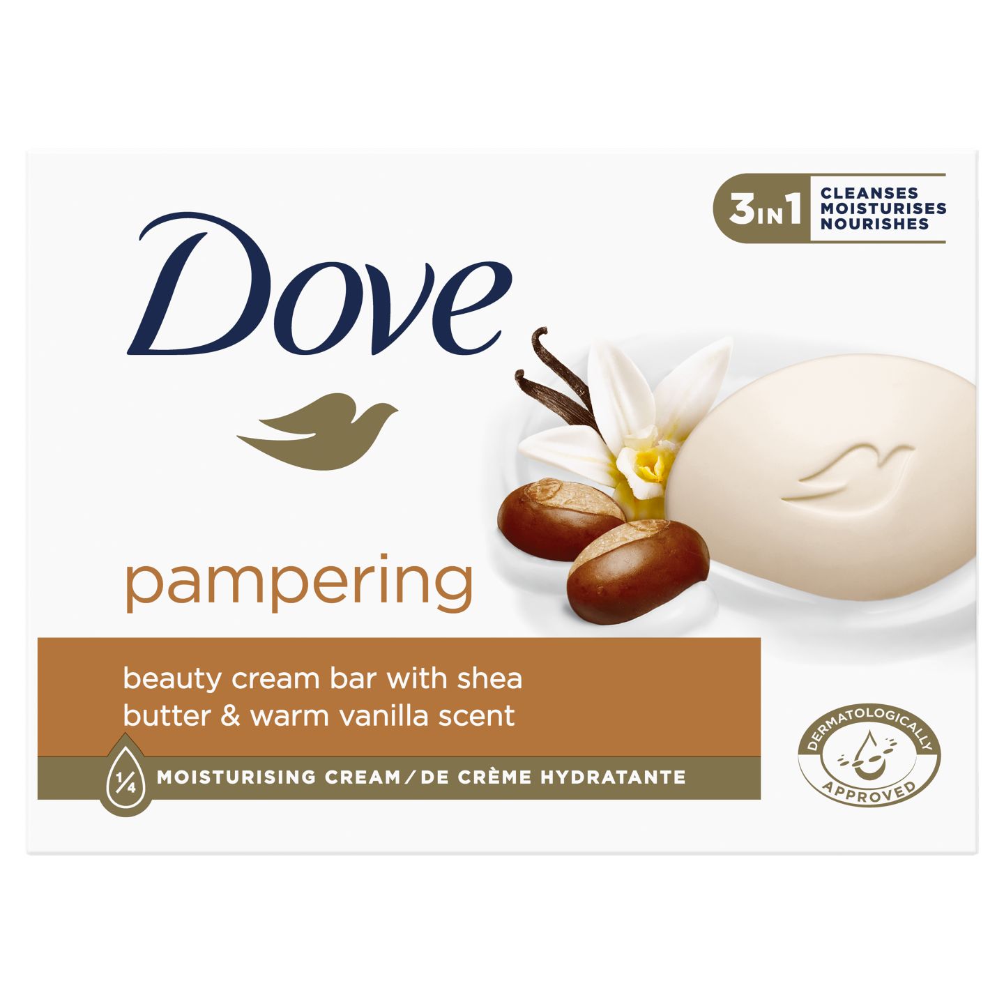 Изображение на Dove Крем сапун Pampering Shea