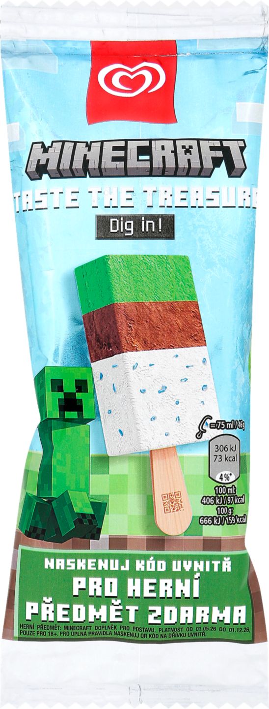 Minecraft Vanilková zmrzlina
v polevě