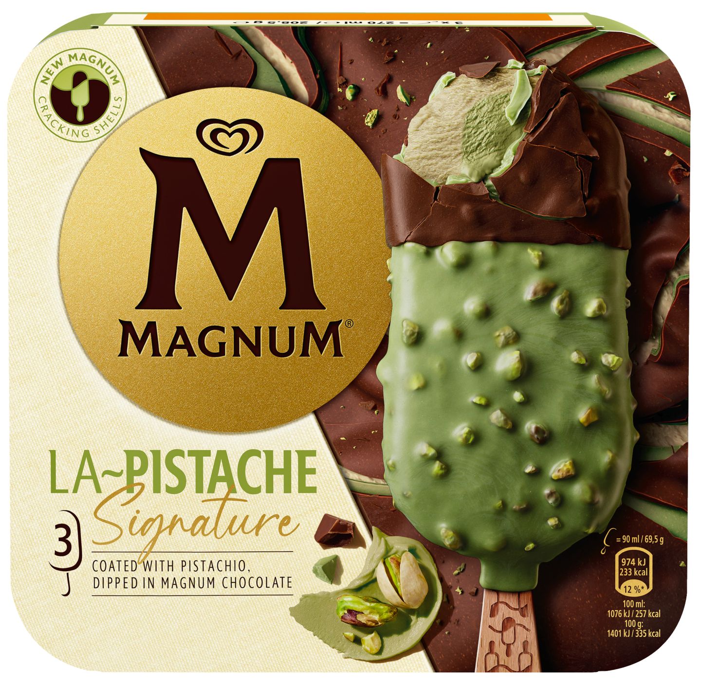 Magnum Zmrzlina
s pistáciovou příchutí
