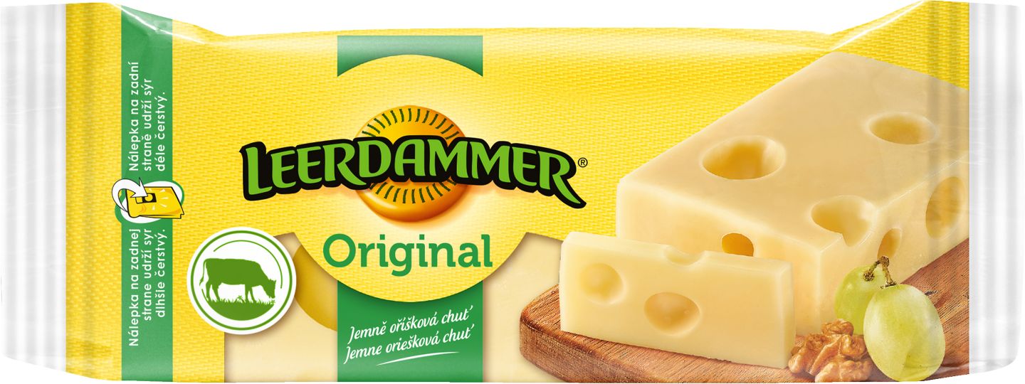 Leerdammer Original Plnotučný syr
blok, t. v s. 45 %