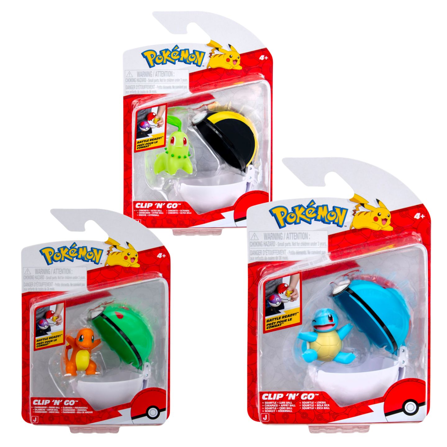 POKÉMON Clip'n'Go Poké Balls (sortiert)