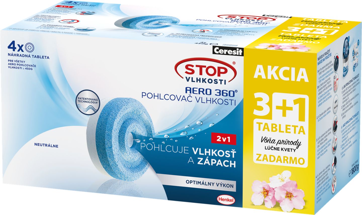CERESIT Náhradní tablety
+ 4 tablety