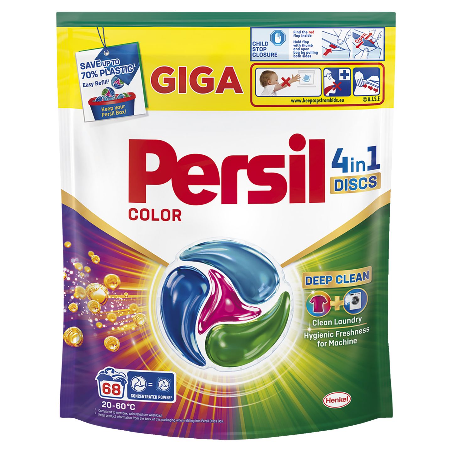 Изображение на PERSIL гел 100 пранета
капсули 68 пранета