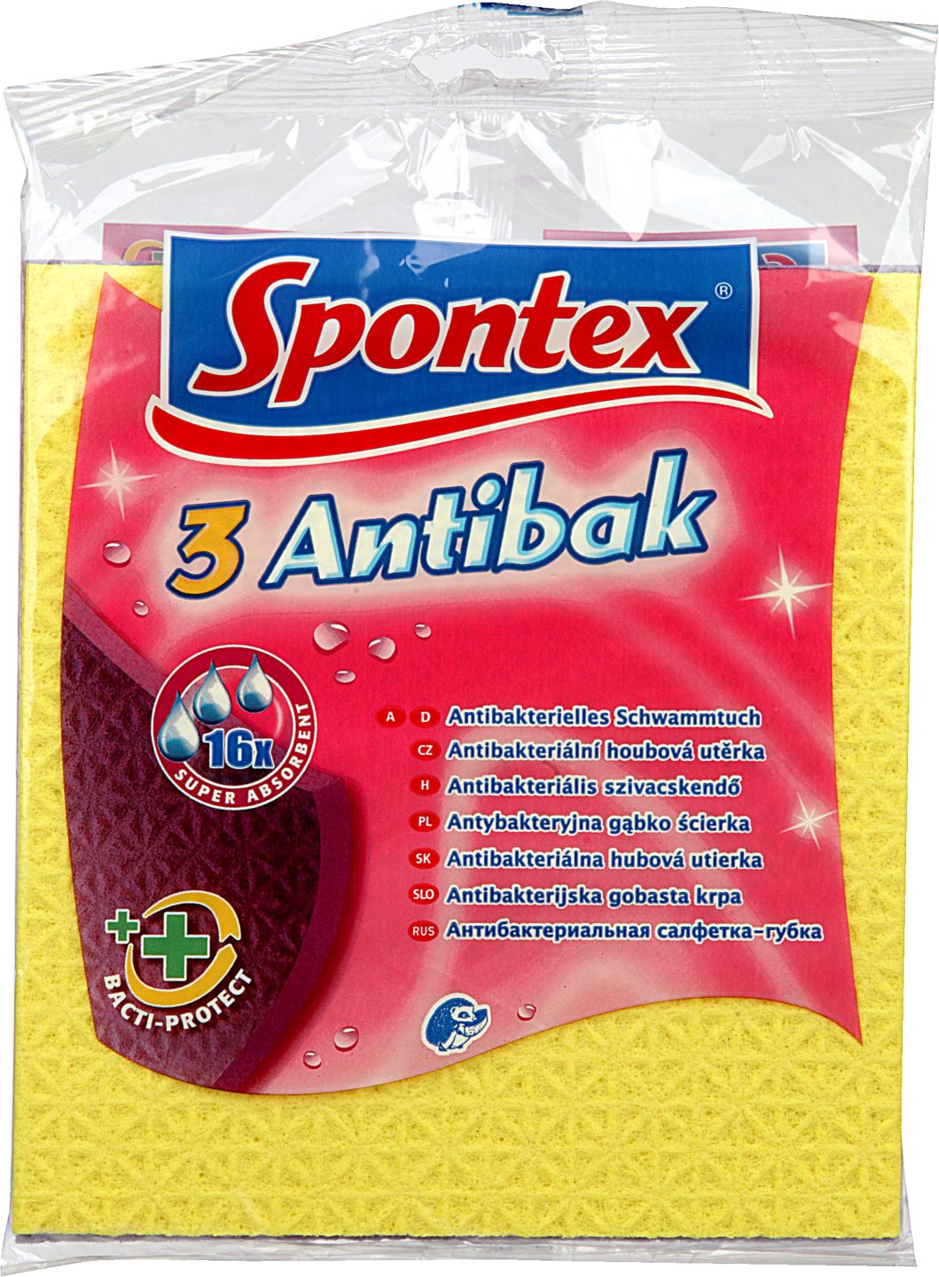 Spontex Houbová utěrka
antibakteriální