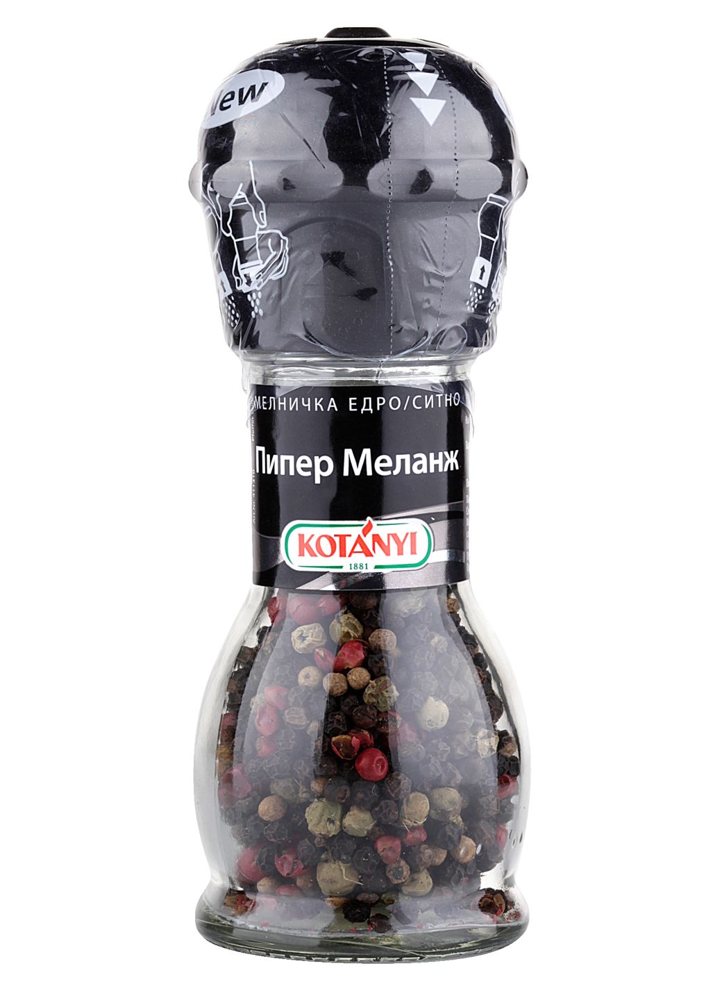 Изображение на Kotanyi Мелничка черен пипер на
зърна или микс пипер