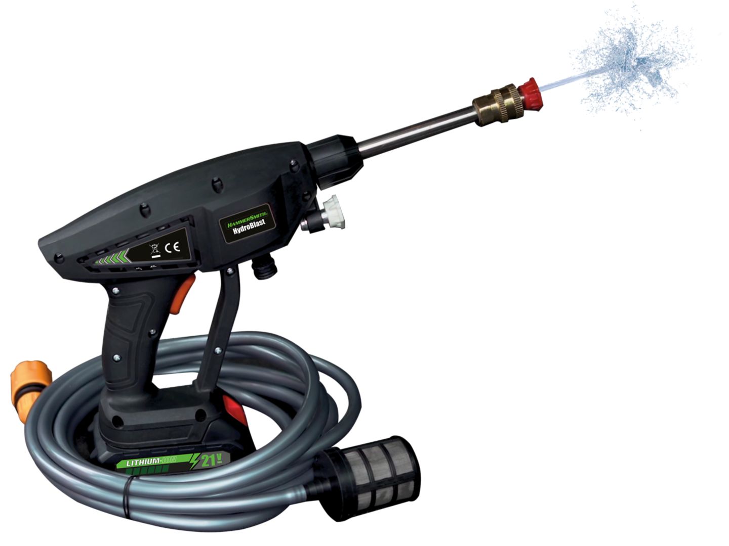 HAMMERSMITH Akku-Druckreiniger »HydroBlast«