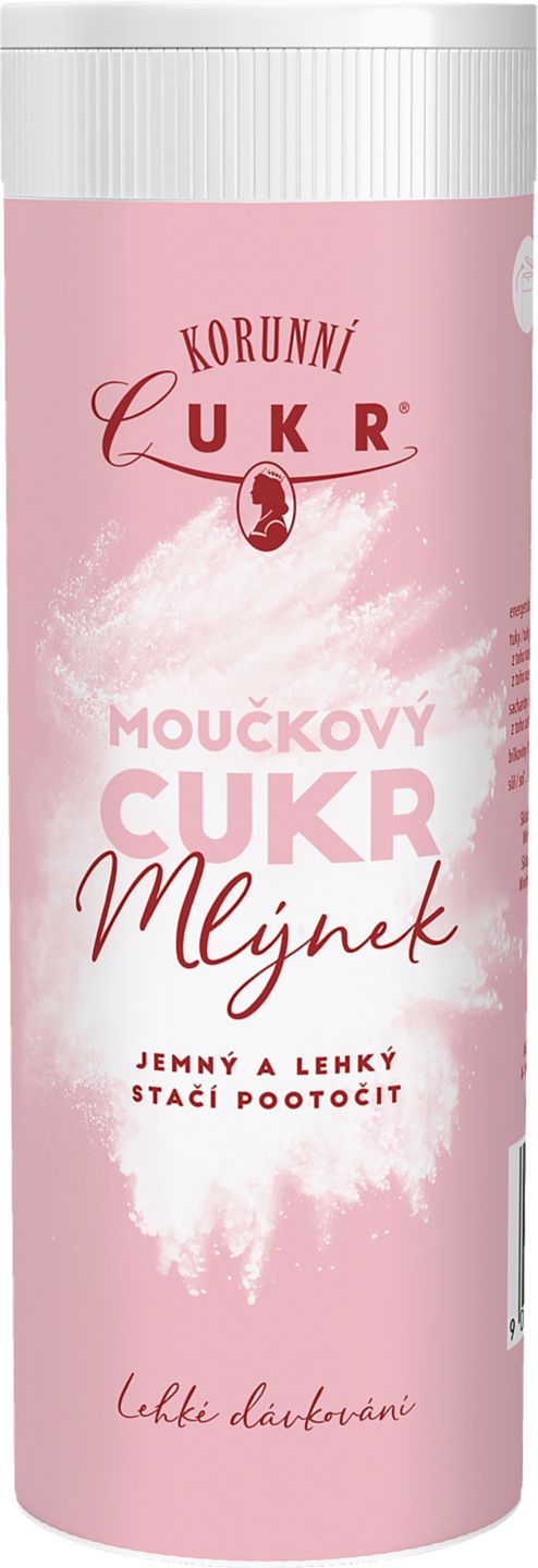 Korunní cukr Moučkový cukr