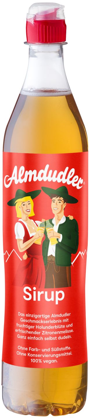 ALMDUDLER oder PFANNER Sirup