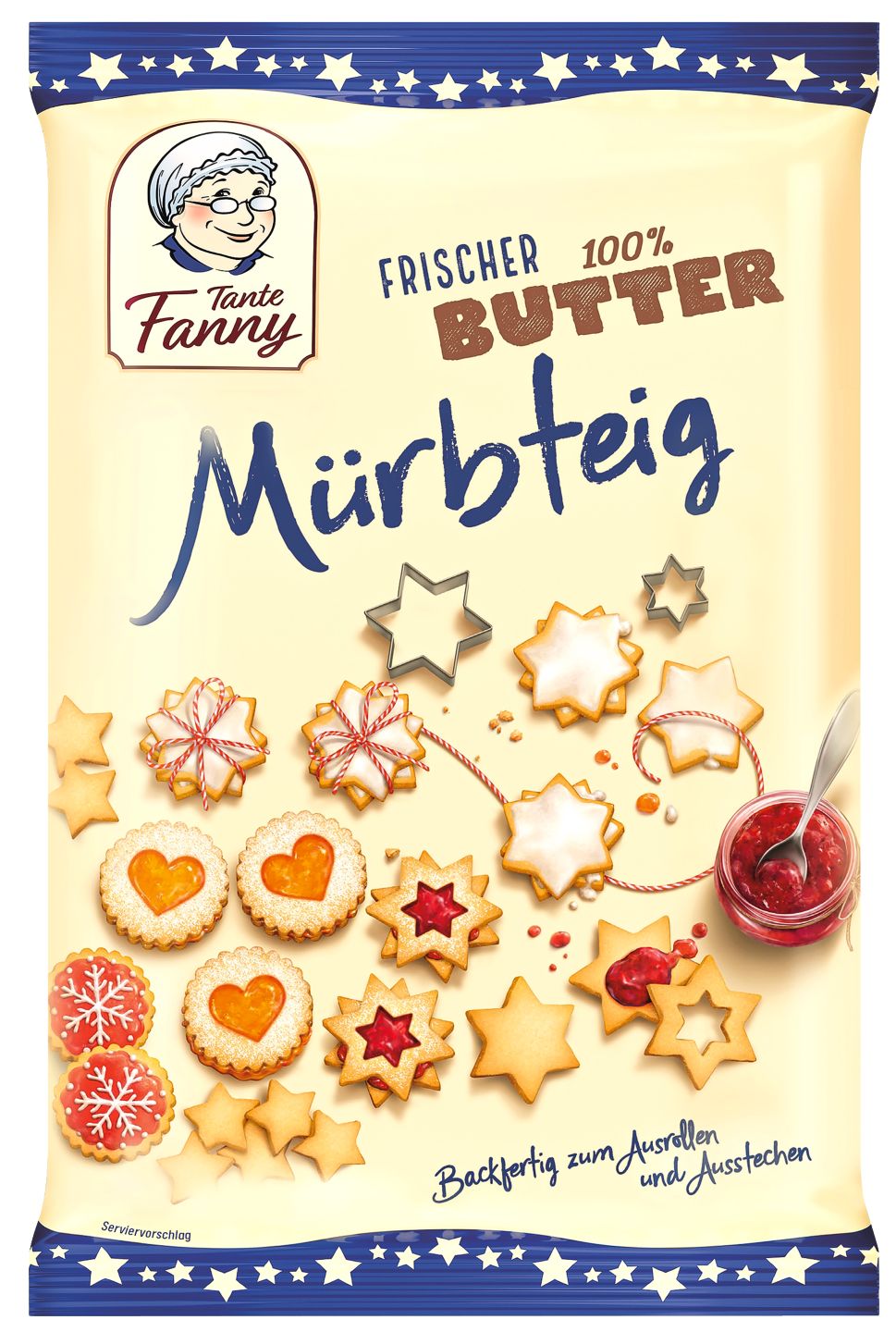 TANTE FANNY Frischer Mürbteig oder Honig-Lebkuchenteig