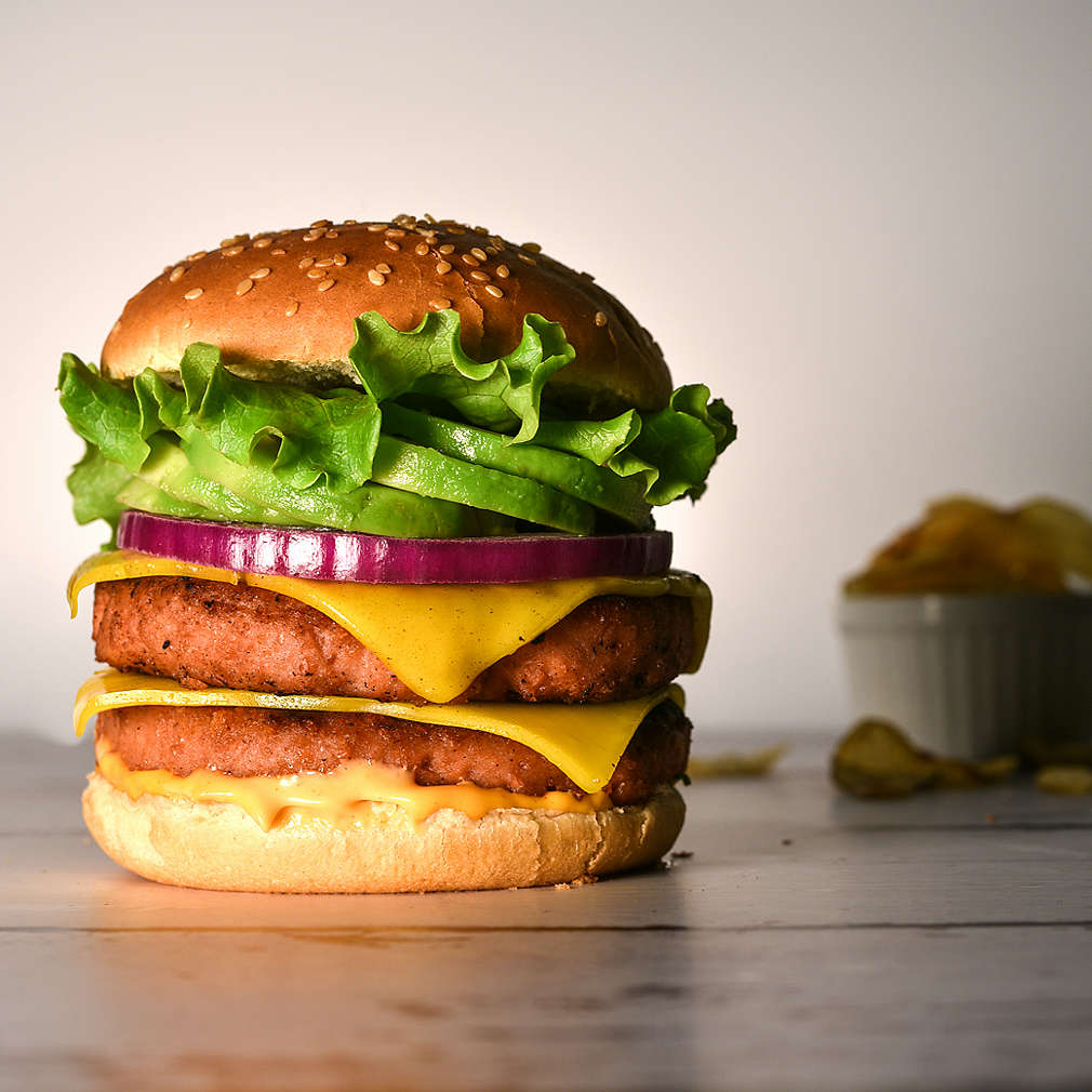 Fotografija recepta Biljni burger s avokadom