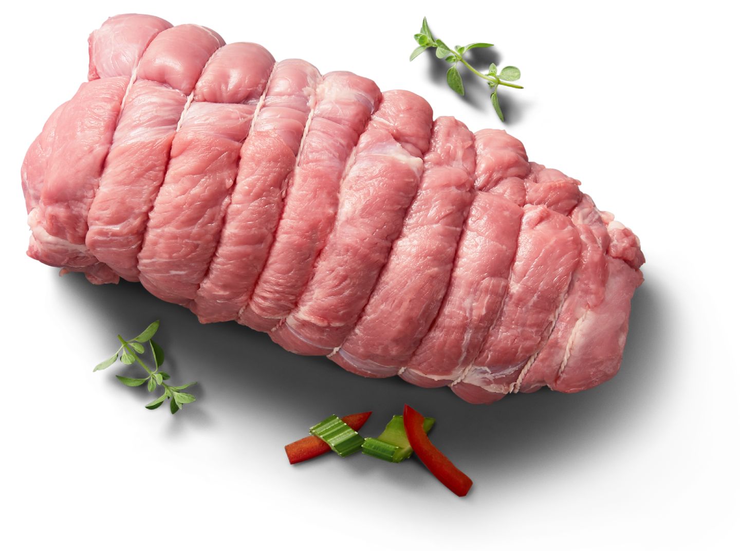 Изображение на Телешки врат роле от свежата витрина