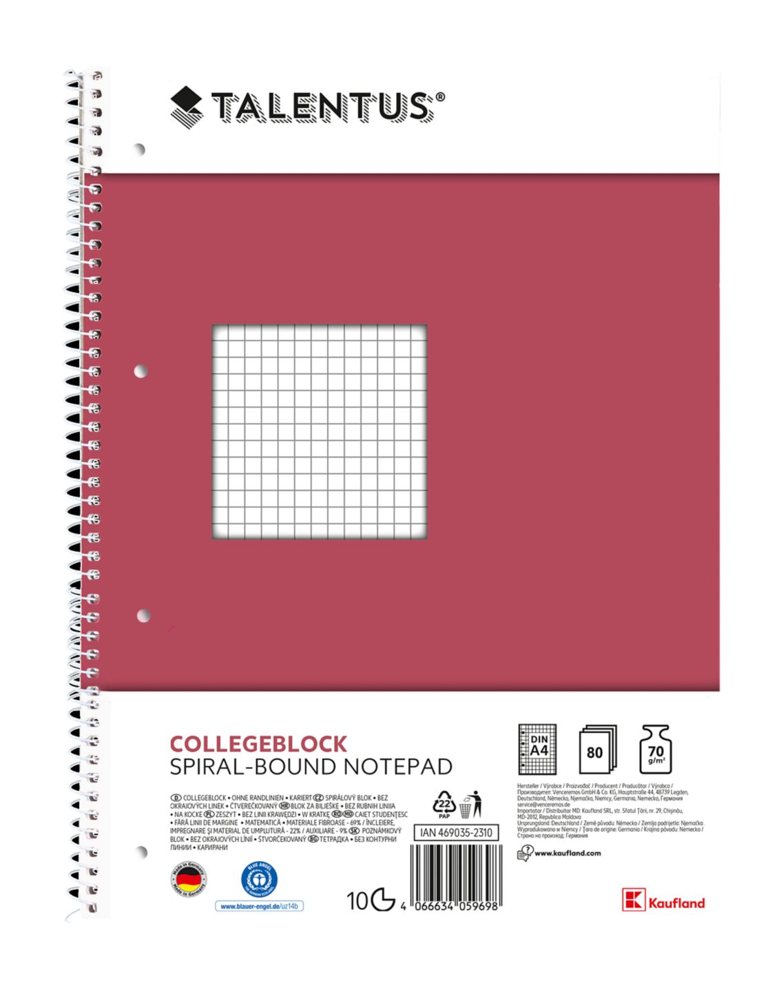 Talentus Kolegij blok
komad