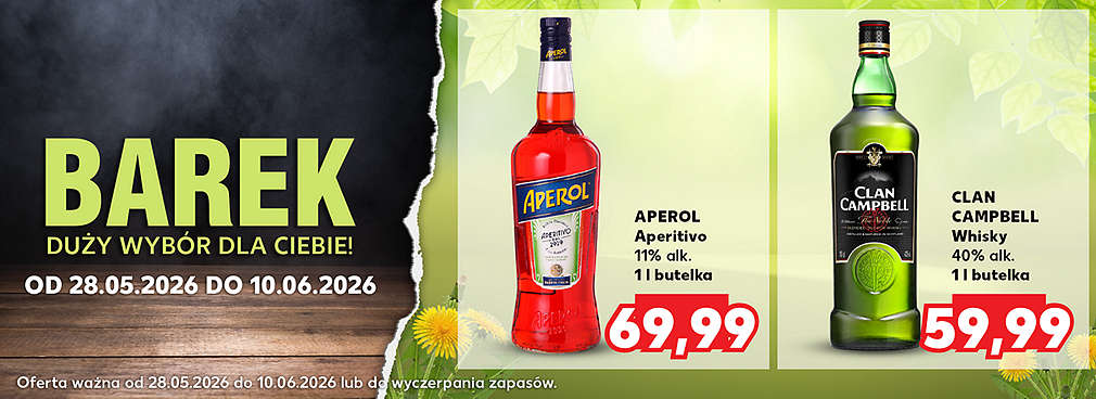 Alkohole mocne w ofercie Kauflandu