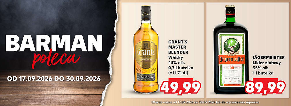 Alkohole mocne w ofercie Kauflandu