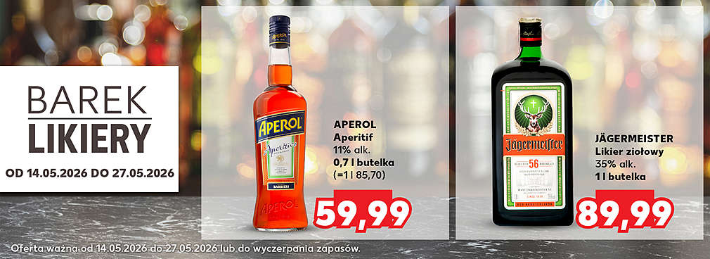 Likiery i wódki smakowe w ofercie Kauflandu