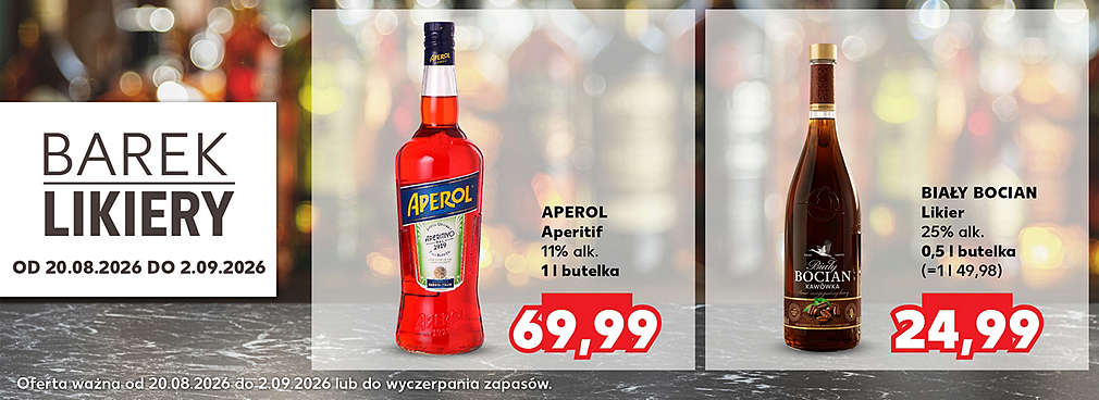Likiery i wódki smakowe w ofercie Kauflandu