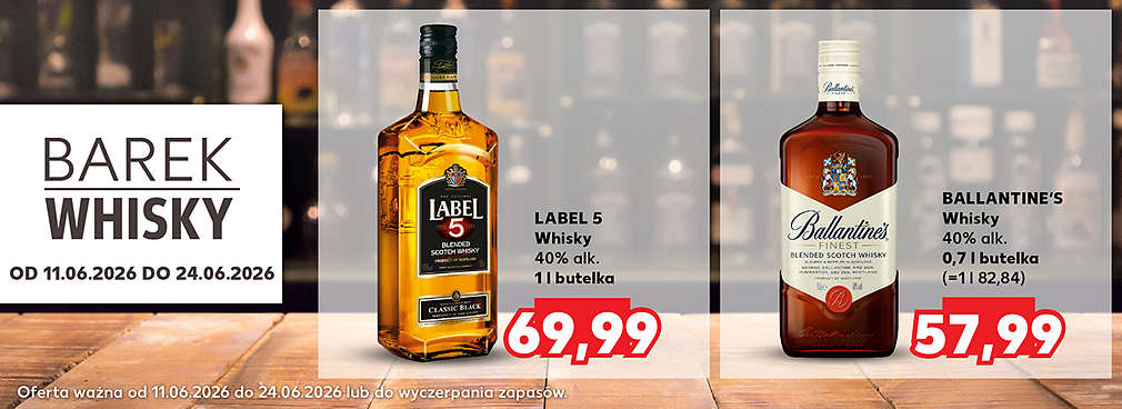 Whisky w ofercie Kauflandu
