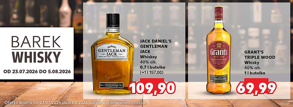 Whisky w ofercie Kauflandu