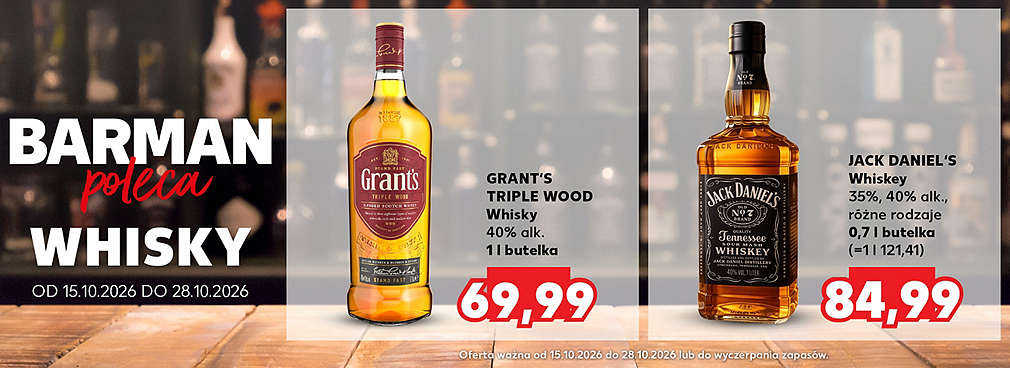 Whisky w ofercie Kauflandu