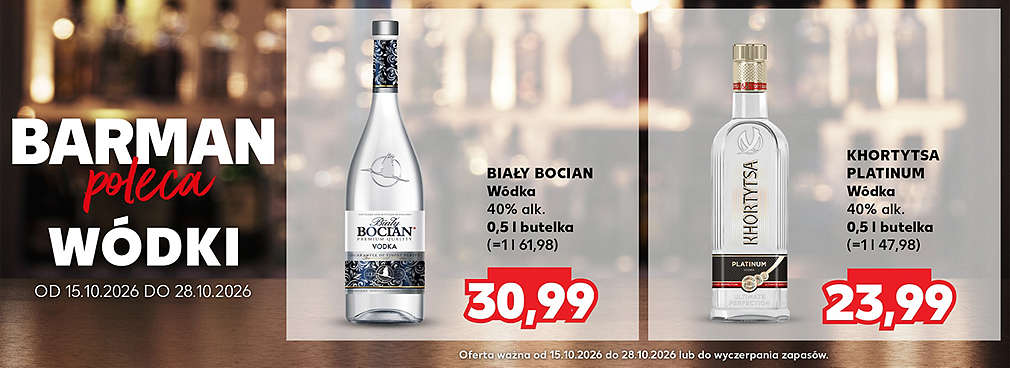 Wódki w ofercie Kauflandu