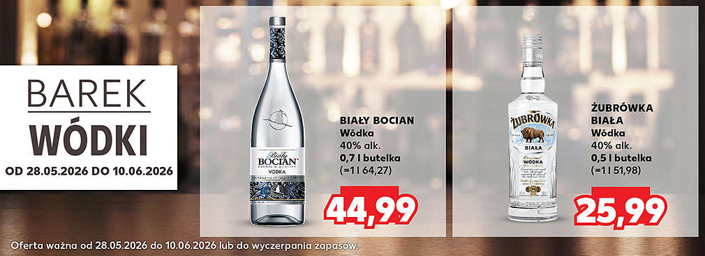 Wódki w ofercie Kauflandu