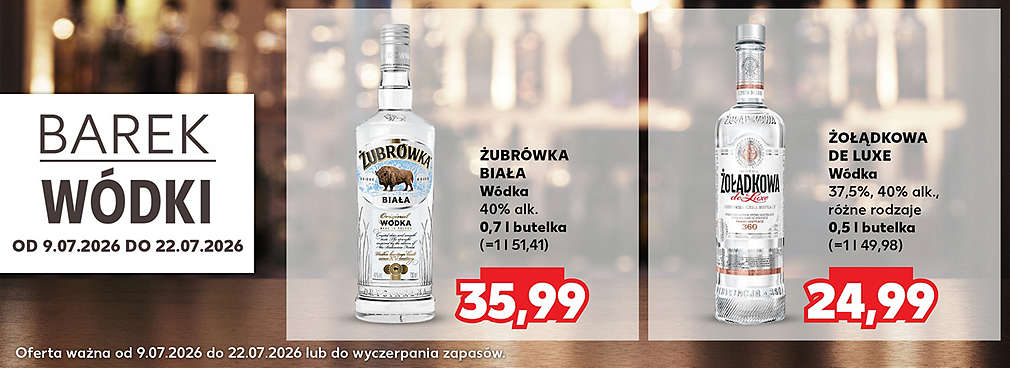 Wódki w ofercie Kauflandu