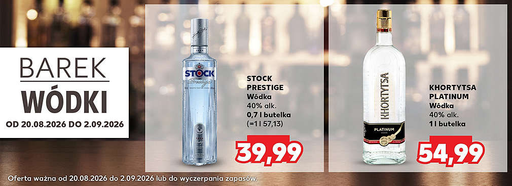 Wódki w ofercie Kauflandu