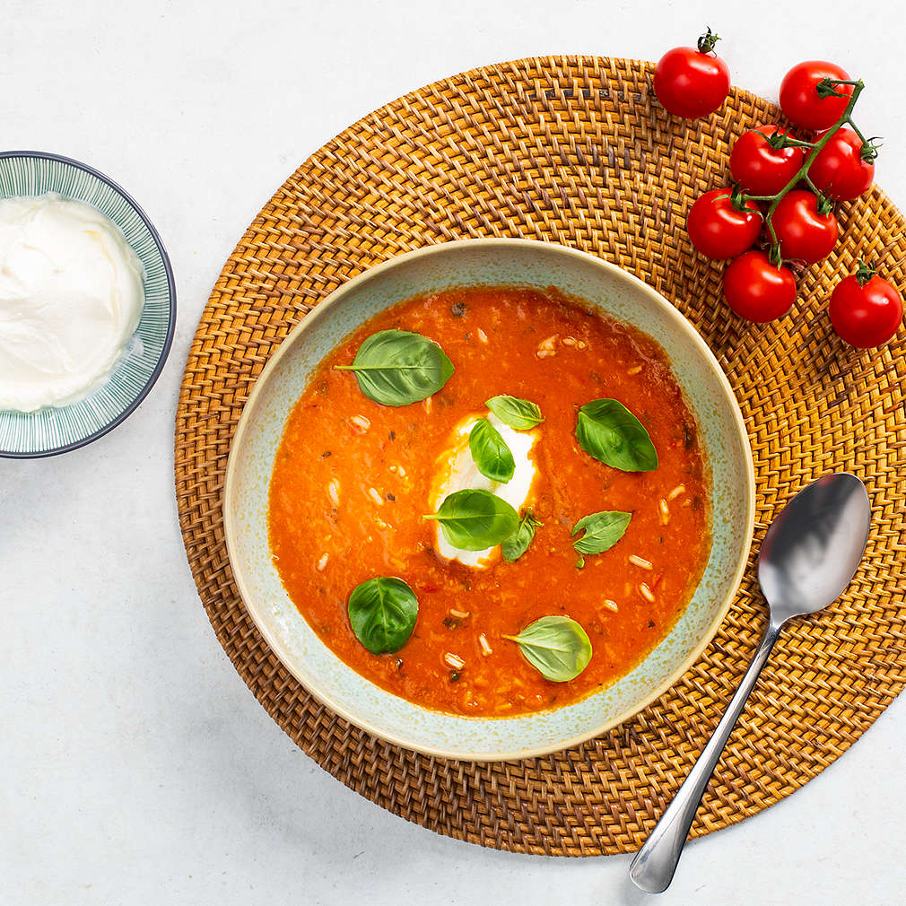 Fotografija recepta Juha od rajčice s rižom